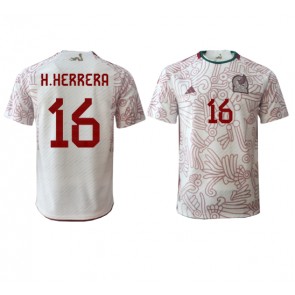 Lacne Muži Futbalové dres Mexiko Hector Herrera #16 MS 2022 Krátky Rukáv - Preč